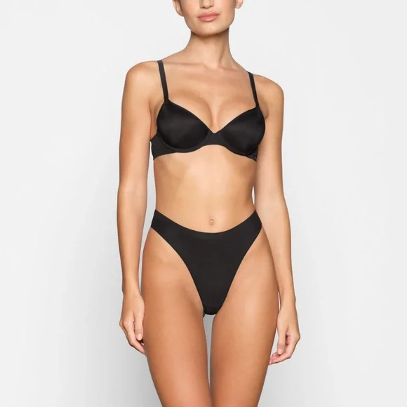 SKIMS | WEIGHTLESS DEMI BRA | ONYX / 36 / DD - Picture 5 of 11